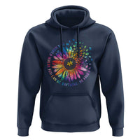 Be Kind Autism Awareness Hoodie Kindness Sunflower Tie Dye Puzzle