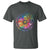 Be Kind Autism Awareness T Shirt Kindness Sunflower Tie Dye Puzzle