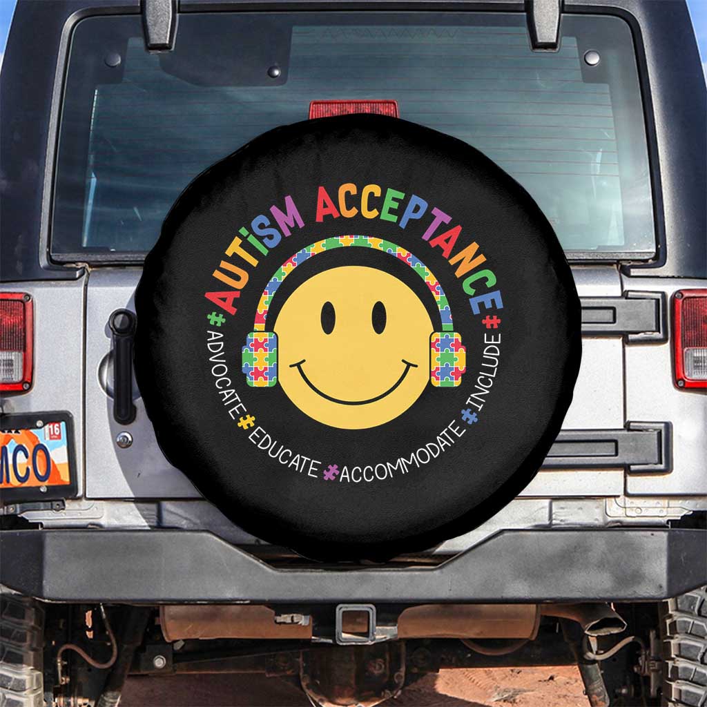 Autism Awareness Acceptance Spare Tire Cover Special Education Teacher Kids
