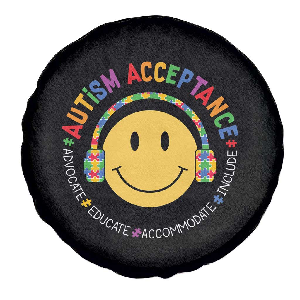 Autism Awareness Acceptance Spare Tire Cover Special Education Teacher Kids