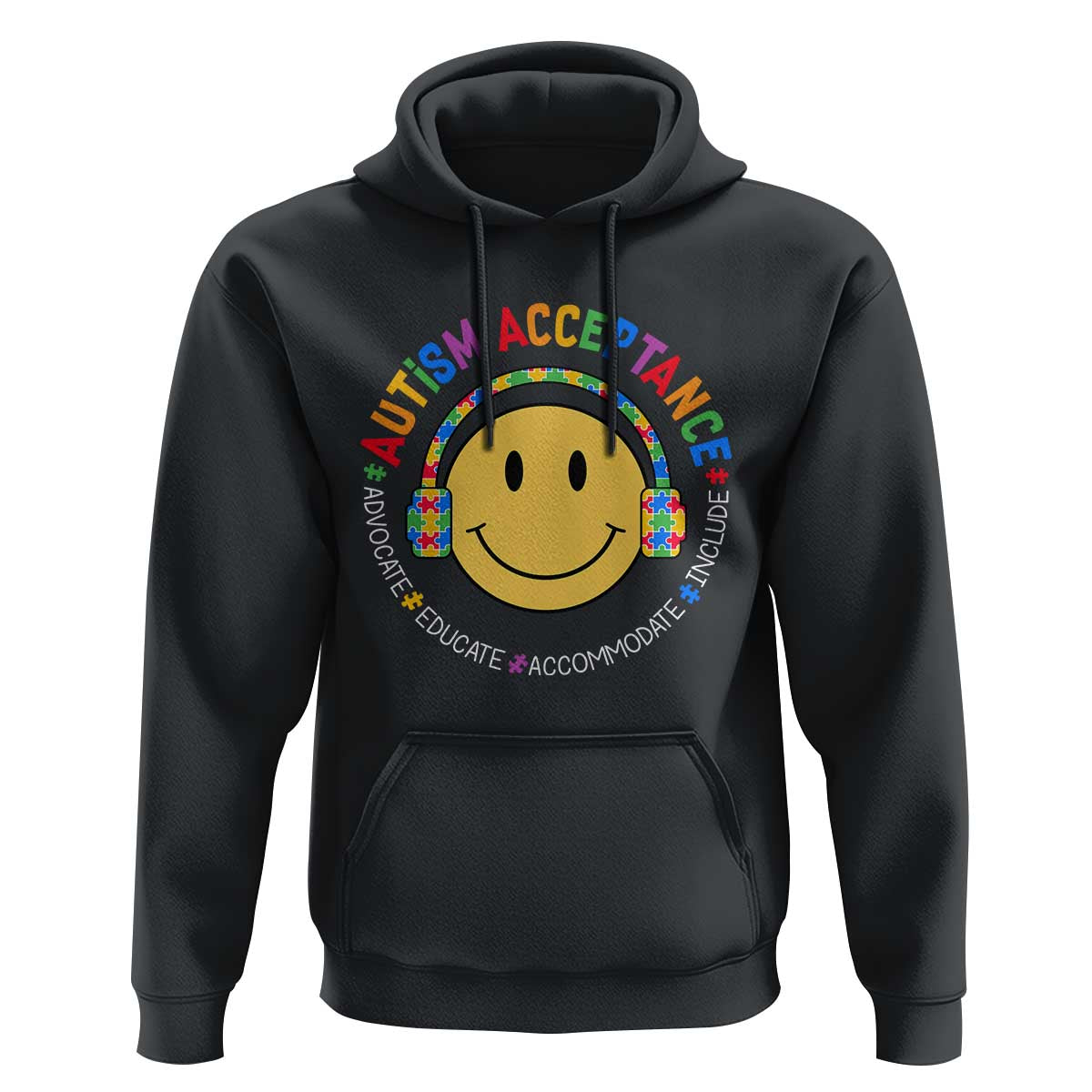 Autism Awareness Acceptance Hoodie Special Education Teacher Kids