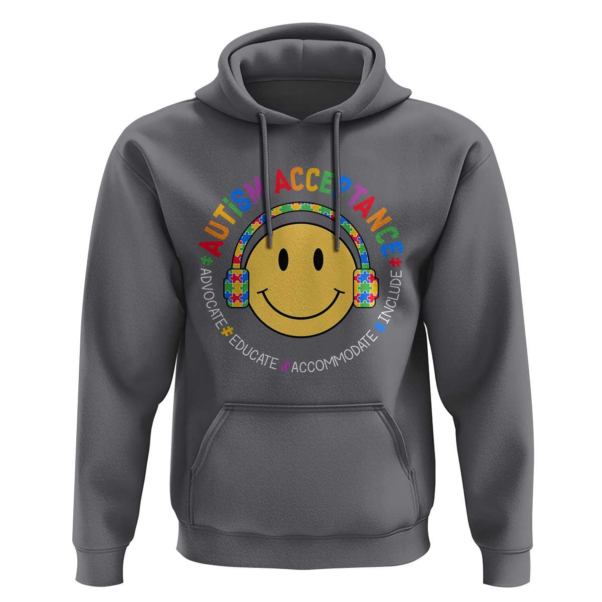 Autism Awareness Acceptance Hoodie Special Education Teacher Kids
