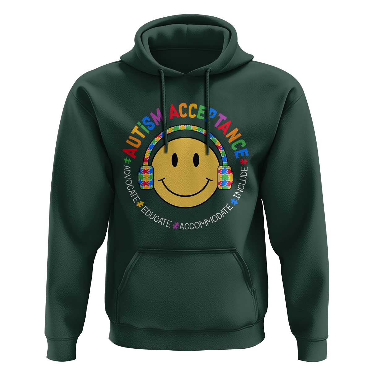 Autism Awareness Acceptance Hoodie Special Education Teacher Kids