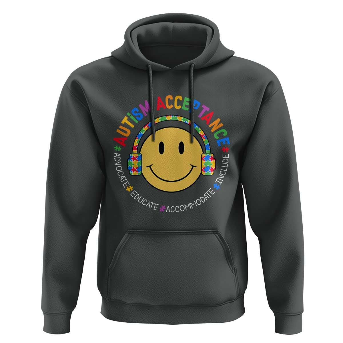 Autism Awareness Acceptance Hoodie Special Education Teacher Kids