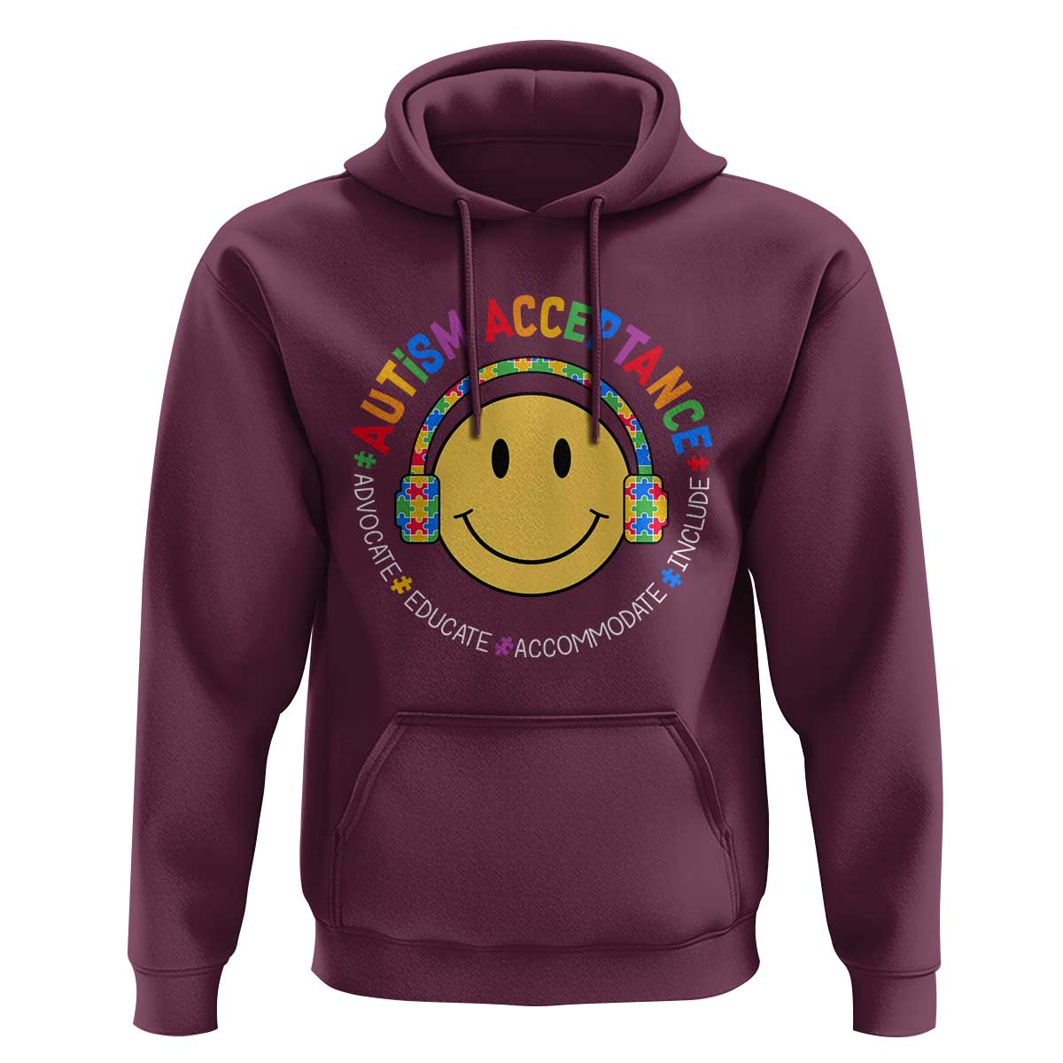 Autism Awareness Acceptance Hoodie Special Education Teacher Kids