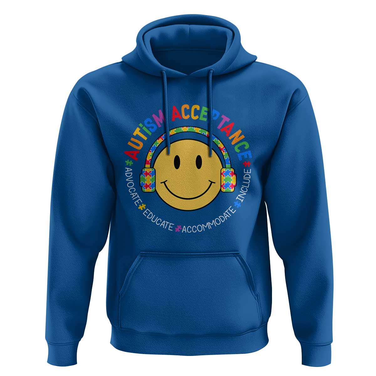 Autism Awareness Acceptance Hoodie Special Education Teacher Kids