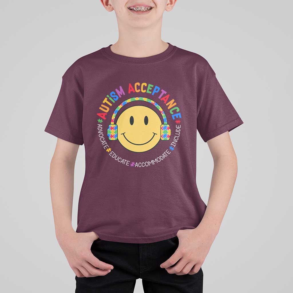 Autism Awareness Acceptance T Shirt For Kid Special Education Teacher Kids