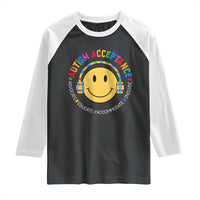 Autism Awareness Acceptance Raglan Shirt Special Education Teacher Kids