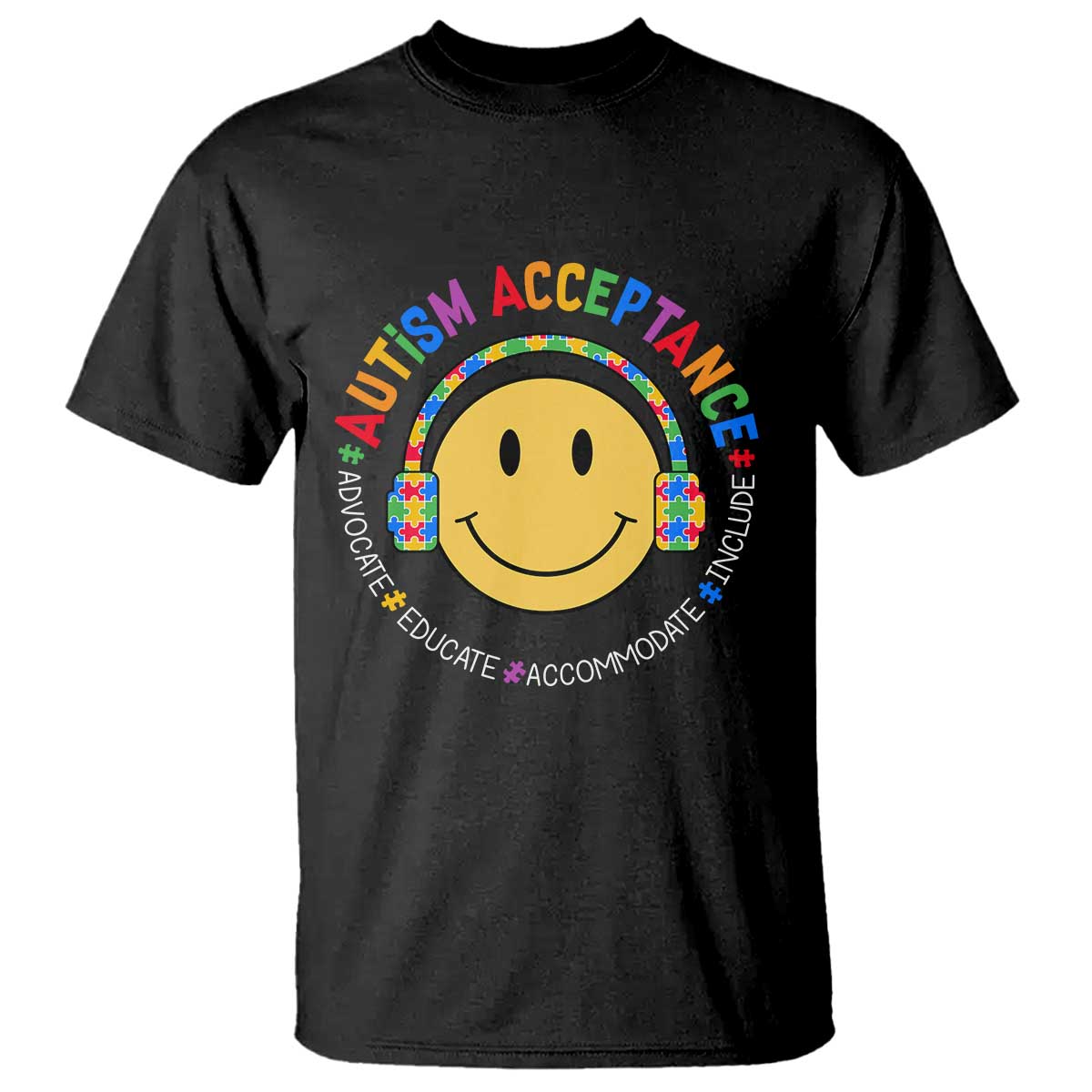 Autism Awareness Acceptance T Shirt Special Education Teacher Kids