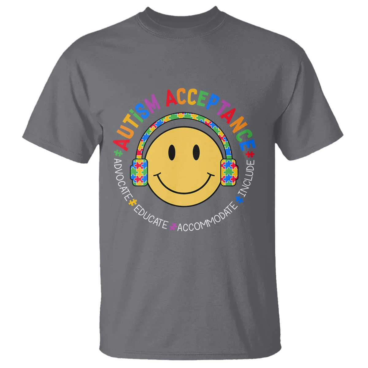 Autism Awareness Acceptance T Shirt Special Education Teacher Kids