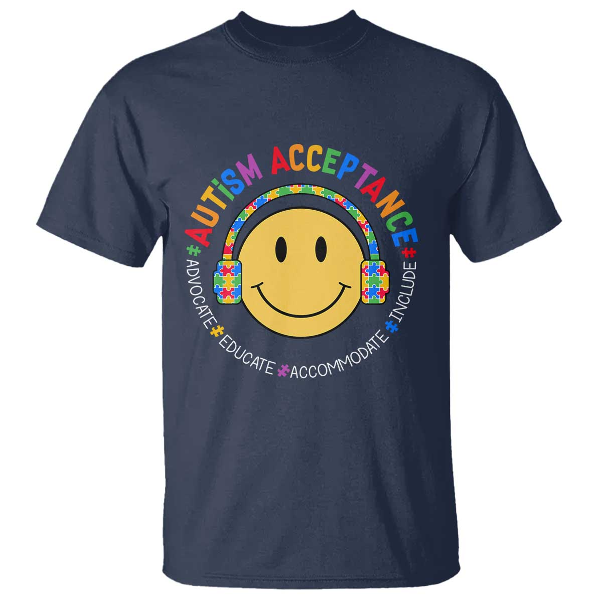 Autism Awareness Acceptance T Shirt Special Education Teacher Kids