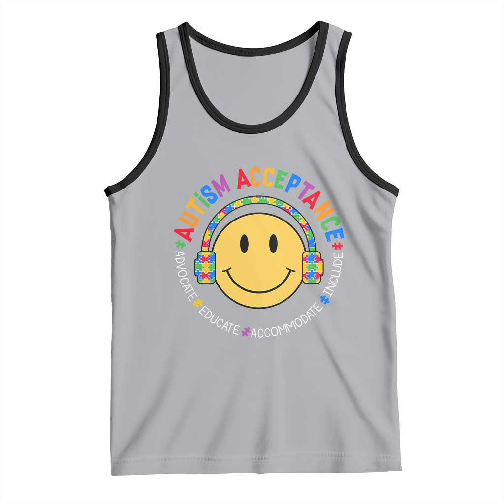 Autism Awareness Acceptance Tank Top Special Education Teacher Kids
