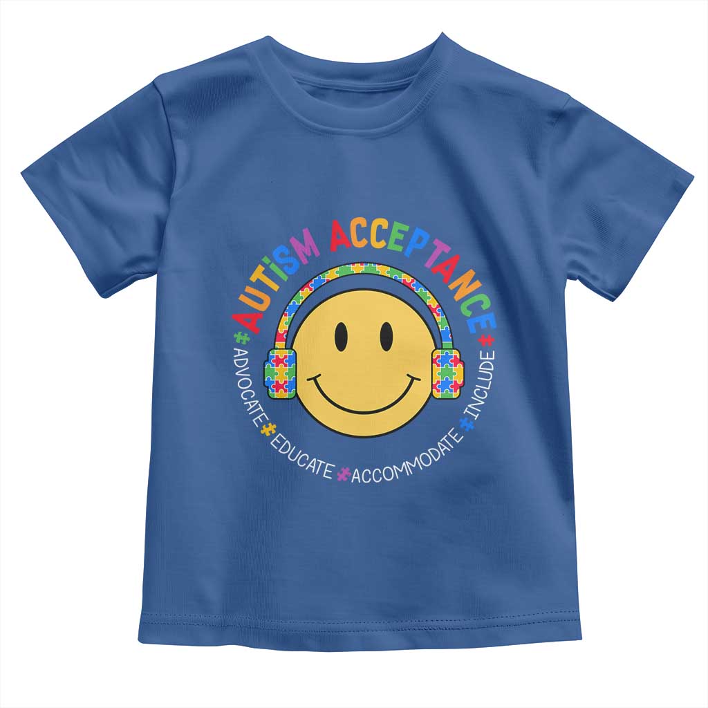 Autism Awareness Acceptance Toddler T Shirt Special Education Teacher Kids