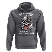 Funny Autistic Raccoon Hoodie I Don't Struggle With Autism