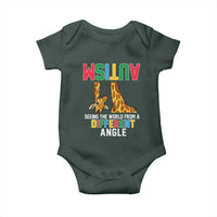 Giraffe Autism Awareness Baby Onesie Seeing World Different Angle