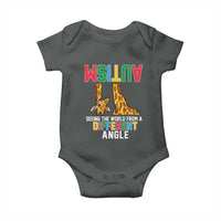 Giraffe Autism Awareness Baby Onesie Seeing World Different Angle