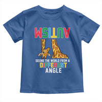 Giraffe Autism Awareness Toddler T Shirt Seeing World Different Angle