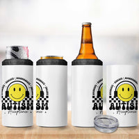 Autism Acceptance 4 in 1 Can Cooler Tumbler Advocate Educate Accomodate Include Special Education