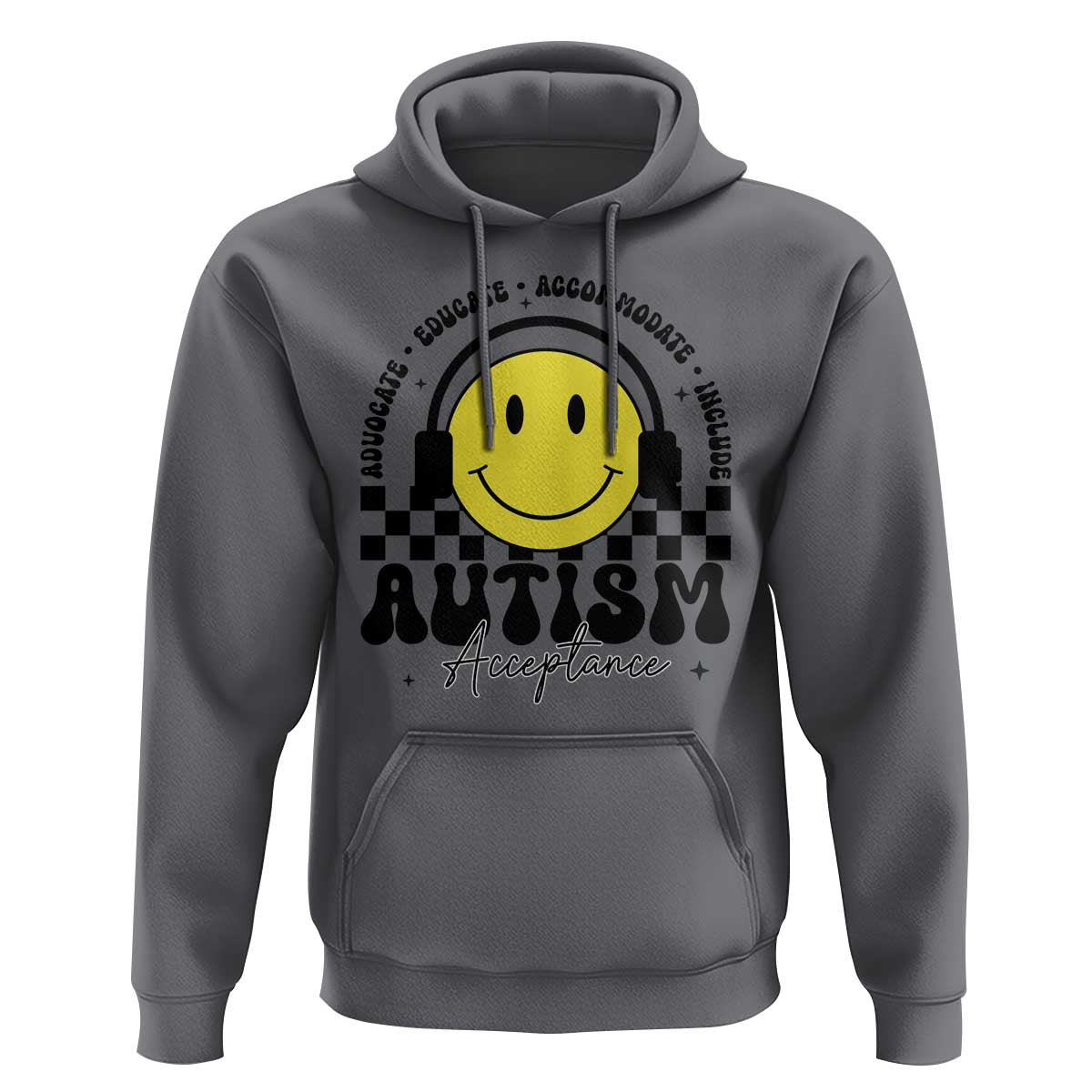 Autism Acceptance Hoodie Advocate Educate Accomodate Include Special Education