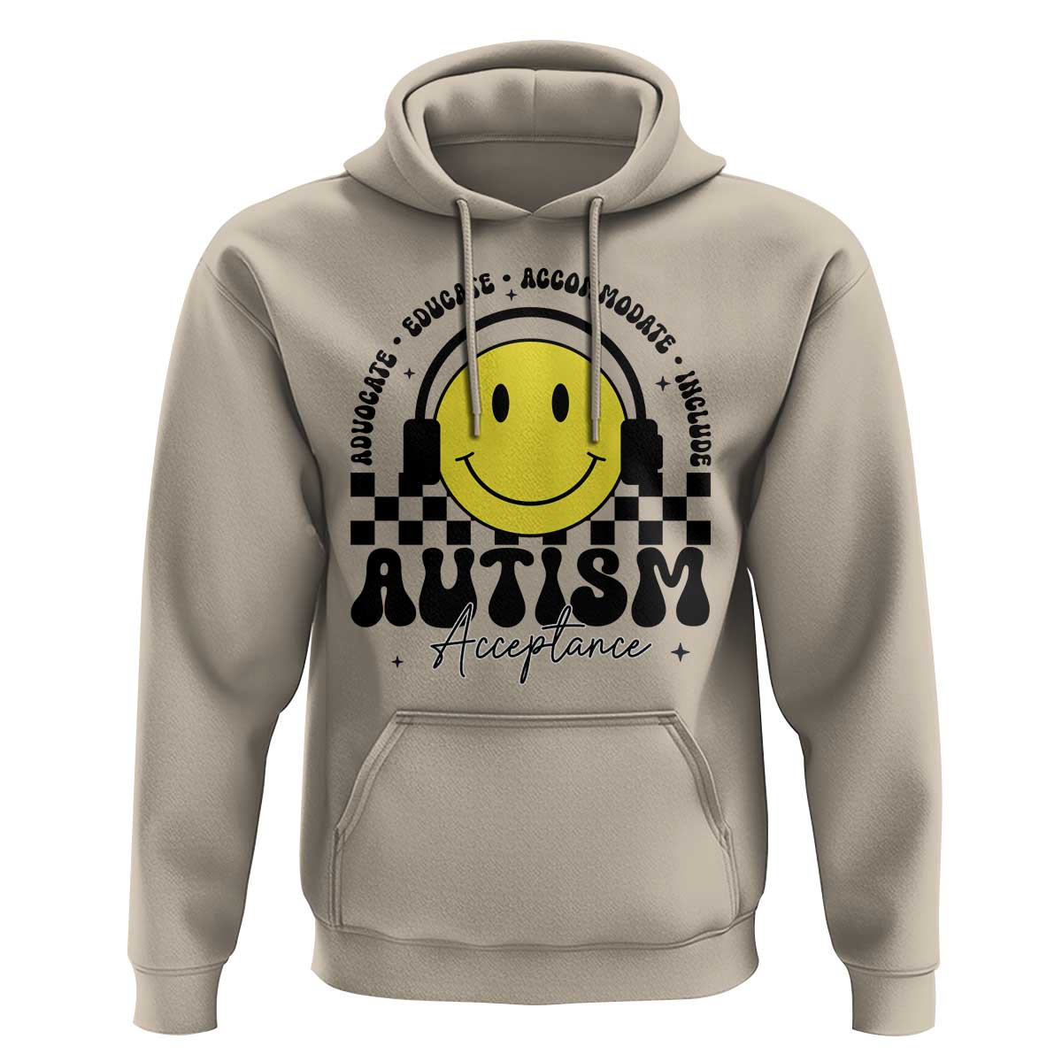 Autism Acceptance Hoodie Advocate Educate Accomodate Include Special Education