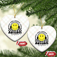 Autism Acceptance Ceramic Ornament Advocate Educate Accomodate Include Special Education - Wonder Print Shop