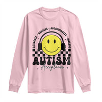 Autism Acceptance Long Sleeve Shirt Advocate Educate Accomodate Include Special Education