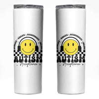 Autism Acceptance Skinny Tumbler Advocate Educate Accomodate Include Special Education