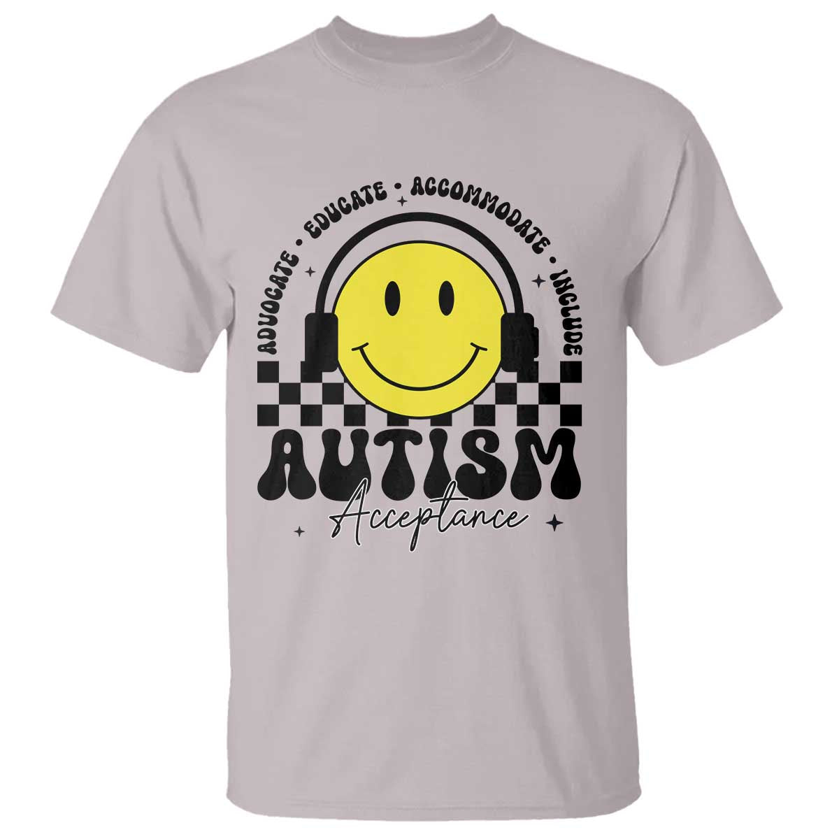 Autism Acceptance T Shirt Advocate Educate Accomodate Include Special Education