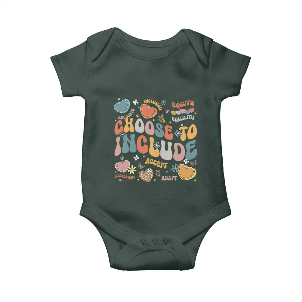 Autism Acceptance Baby Onesie Choose To Include Inclusion Matters