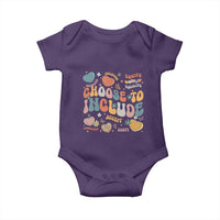 Autism Acceptance Baby Onesie Choose To Include Inclusion Matters