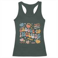 Autism Acceptance Racerback Tank Top Choose To Include Inclusion Matters