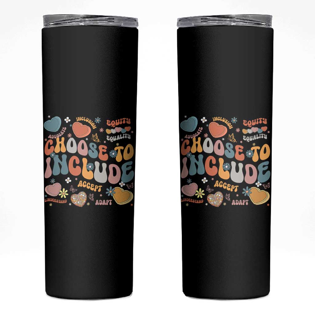 Autism Acceptance Skinny Tumbler Choose To Include Inclusion Matters