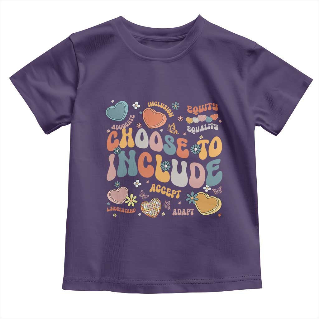 Autism Acceptance Toddler T Shirt Choose To Include Inclusion Matters