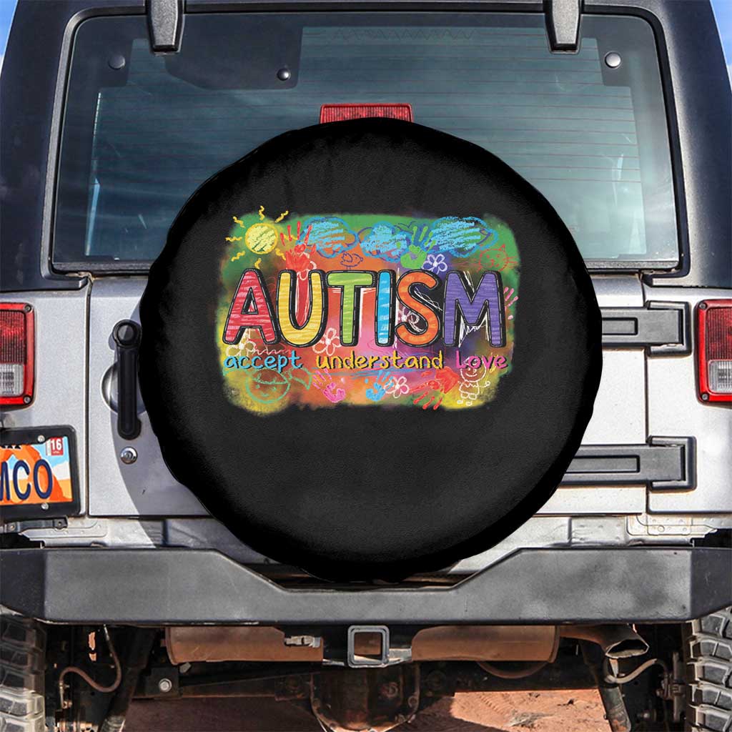 Autism Acceptance Spare Tire Cover Accept Understand Love Autistic Support