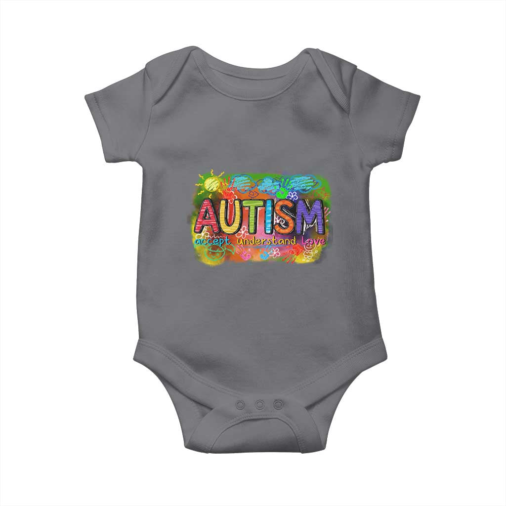 Autism Acceptance Baby Onesie Accept Understand Love Autistic Support