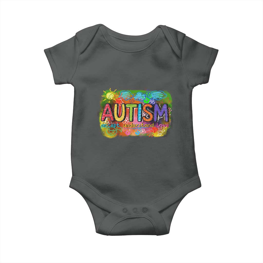 Autism Acceptance Baby Onesie Accept Understand Love Autistic Support