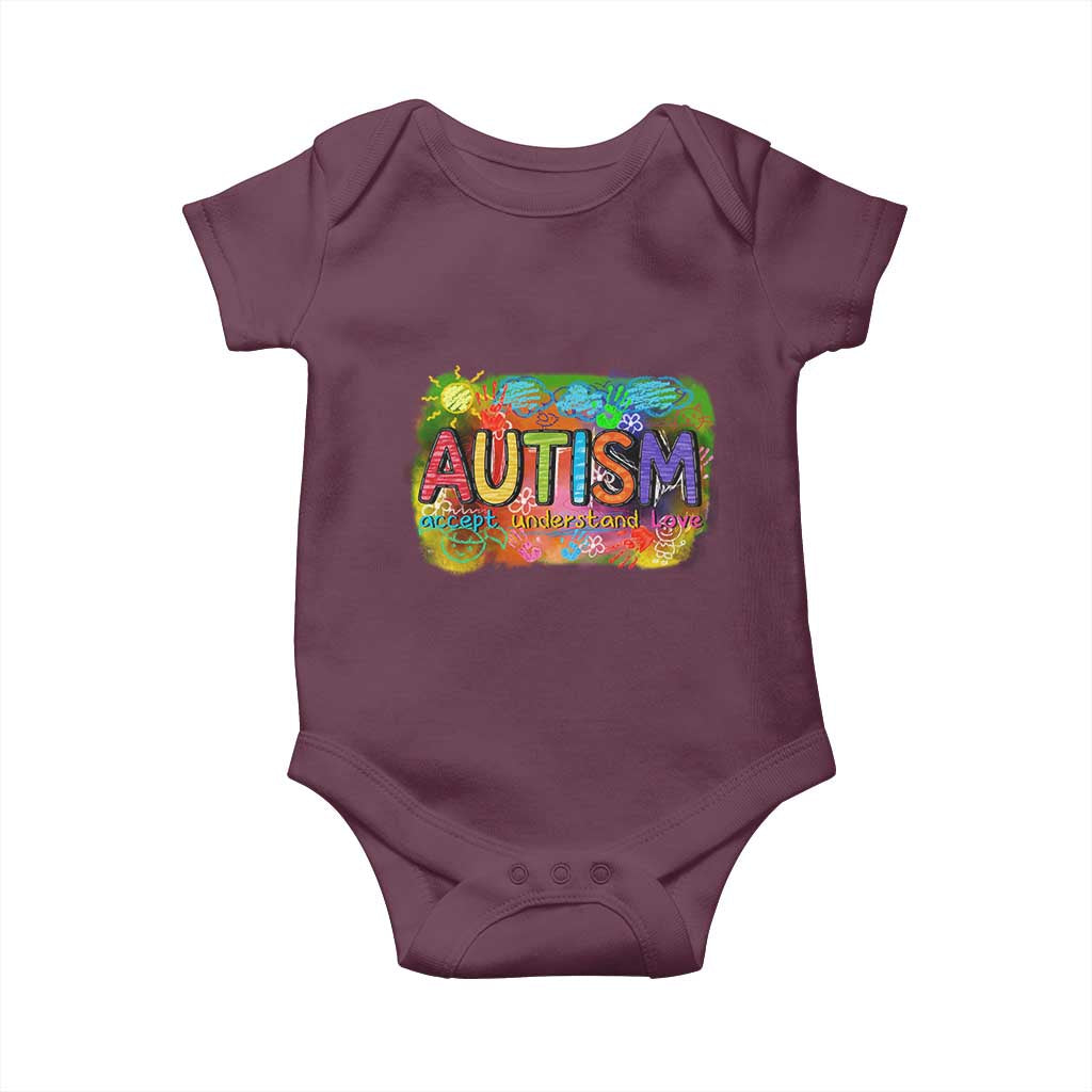 Autism Acceptance Baby Onesie Accept Understand Love Autistic Support