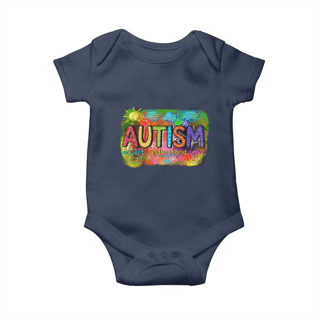 Autism Acceptance Baby Onesie Accept Understand Love Autistic Support