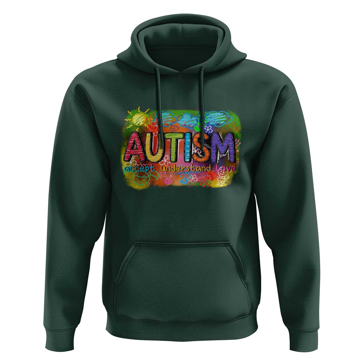 Autism Acceptance Hoodie Accept Understand Love Autistic Support