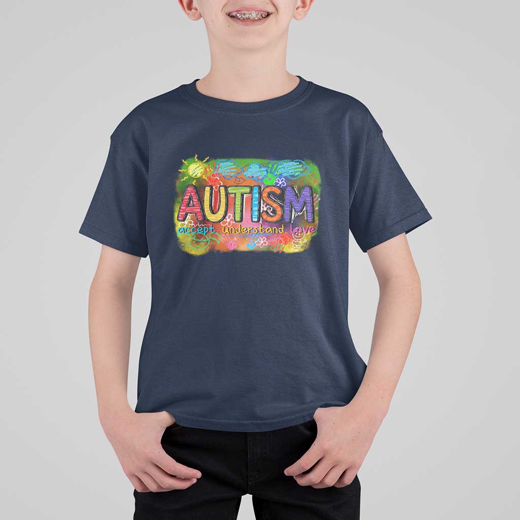 Autism Acceptance T Shirt For Kid Accept Understand Love Autistic Support