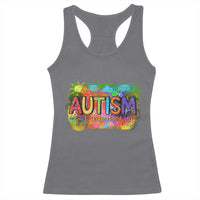 Autism Acceptance Racerback Tank Top Accept Understand Love Autistic Support