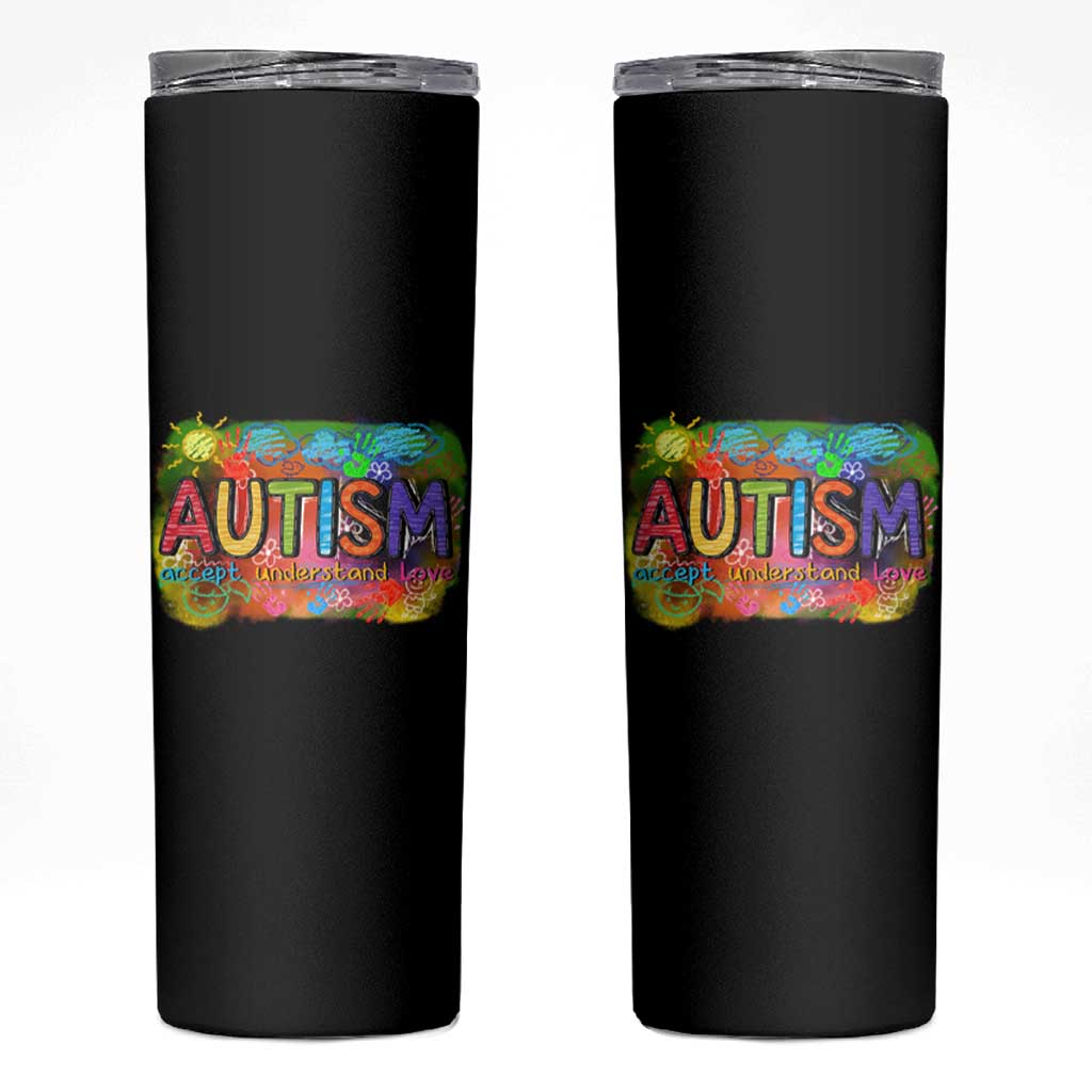 Autism Acceptance Skinny Tumbler Accept Understand Love Autistic Support