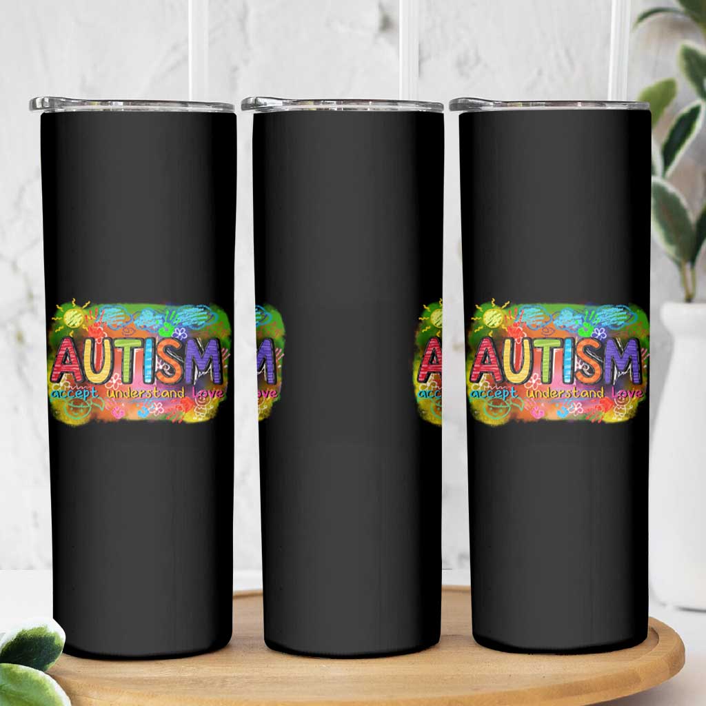 Autism Acceptance Skinny Tumbler Accept Understand Love Autistic Support