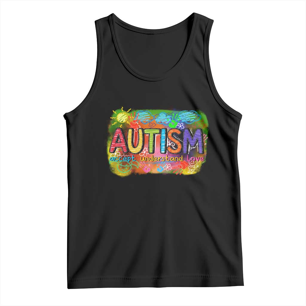Autism Acceptance Tank Top Accept Understand Love Autistic Support
