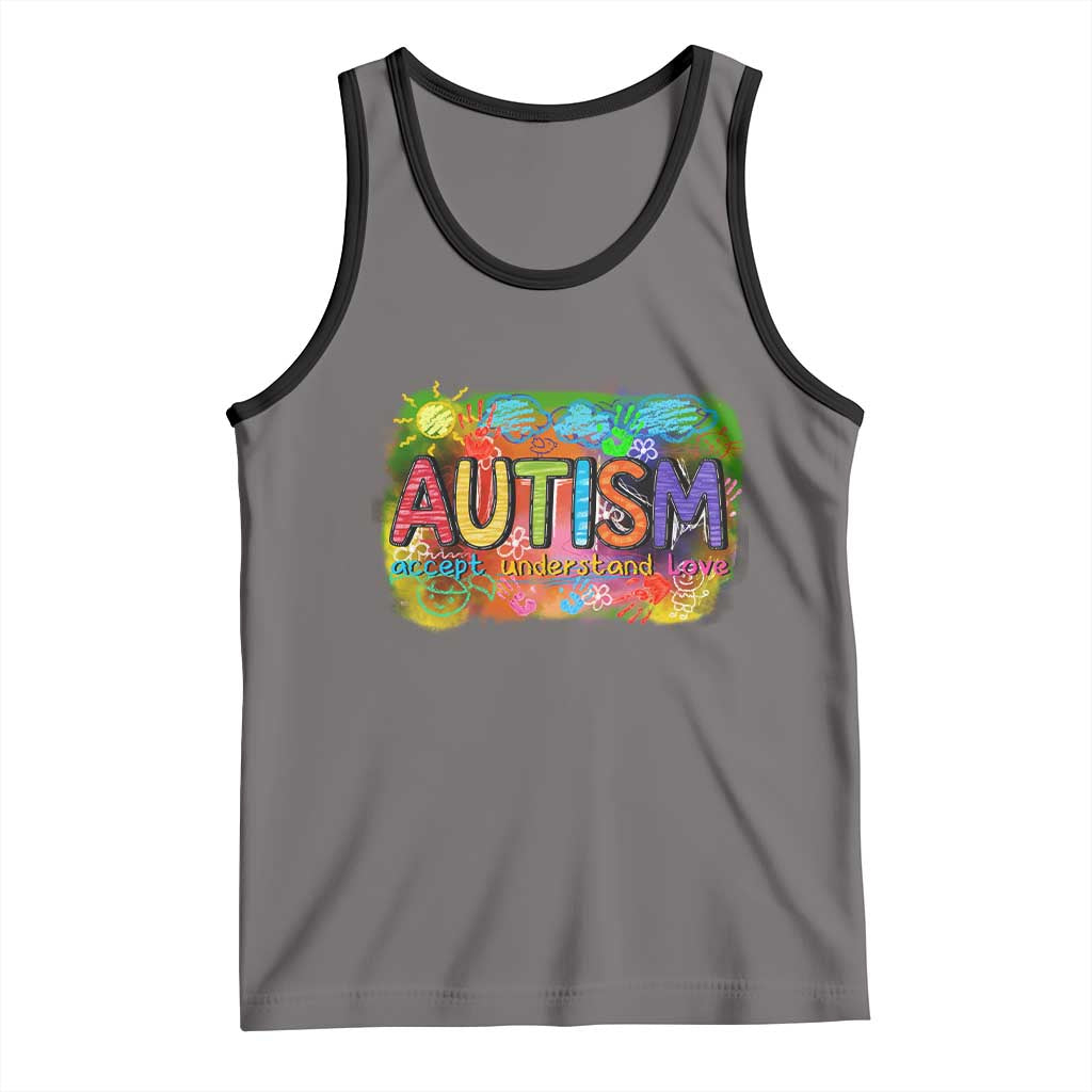 Autism Acceptance Tank Top Accept Understand Love Autistic Support