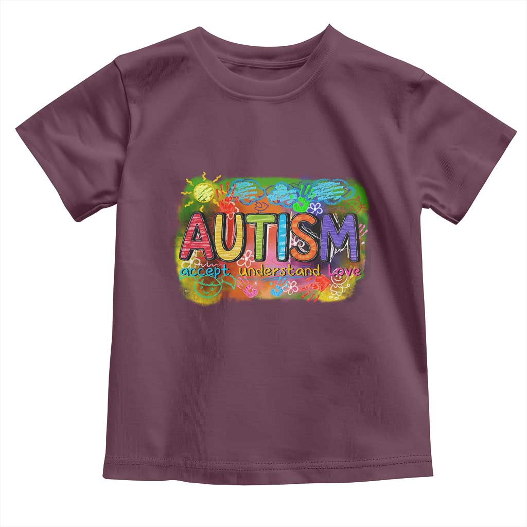 Autism Acceptance Toddler T Shirt Accept Understand Love Autistic Support