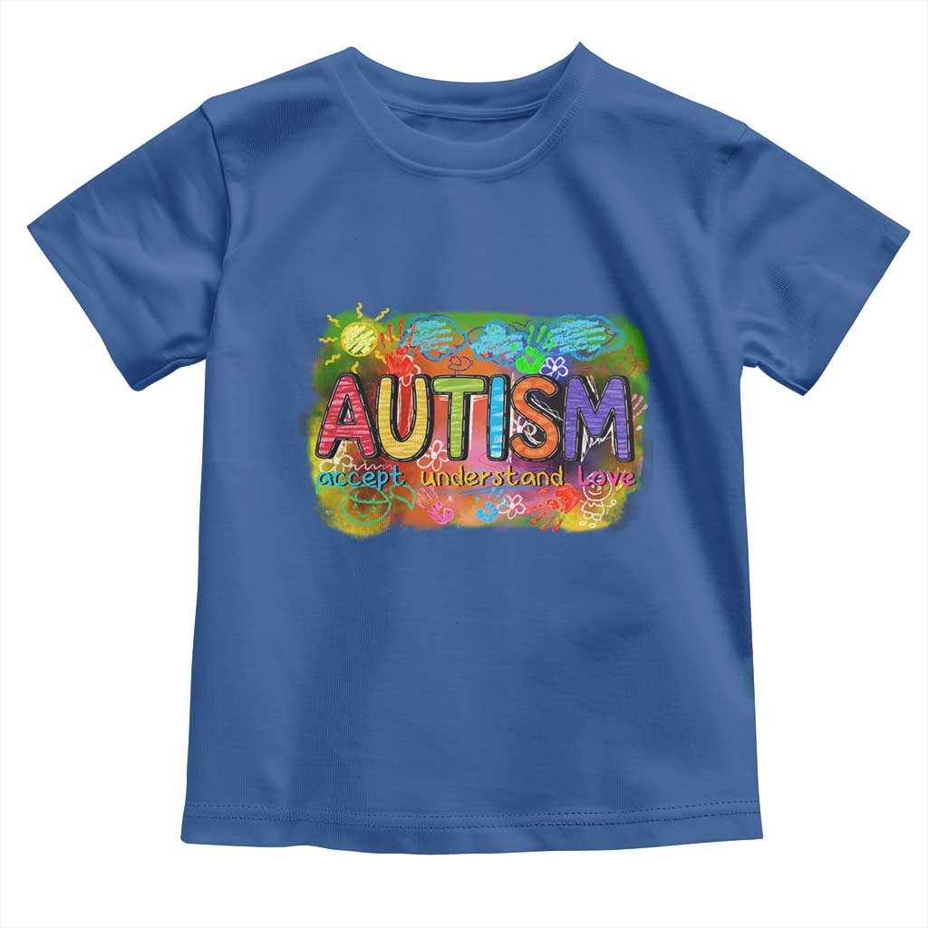 Autism Acceptance Toddler T Shirt Accept Understand Love Autistic Support