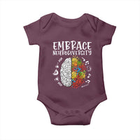 Embrace Neurodiversity Baby Onesie Autism Awareness ASD ADHD Acceptance