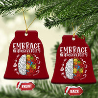 Embrace Neurodiversity Ceramic Ornament Autism Awareness ASD ADHD Acceptance - Wonder Print Shop