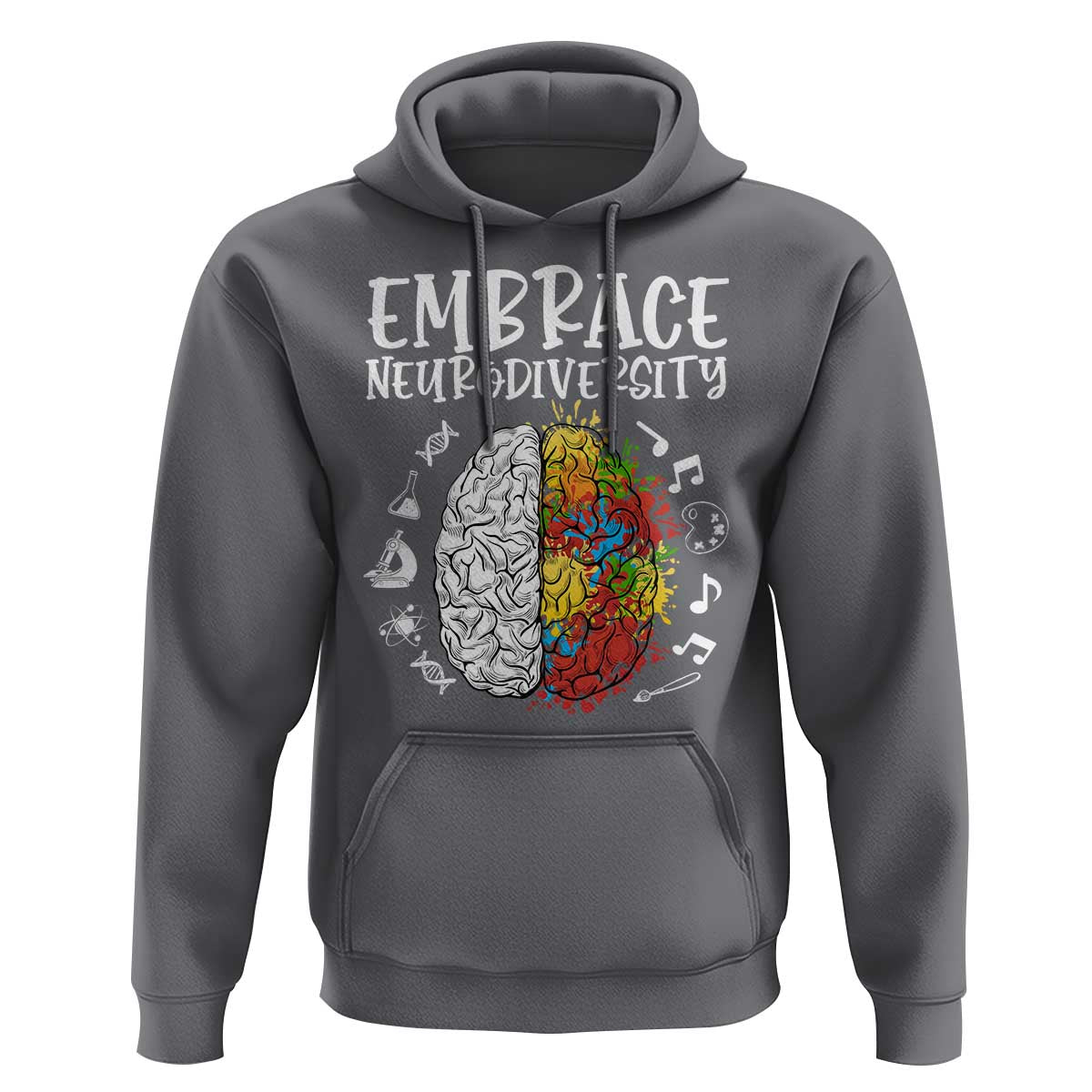 Embrace Neurodiversity Hoodie Autism Awareness ASD ADHD Acceptance